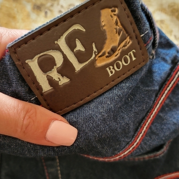 Reboot Denim Contrast Stitch Shorts - Picture 6 of 9
